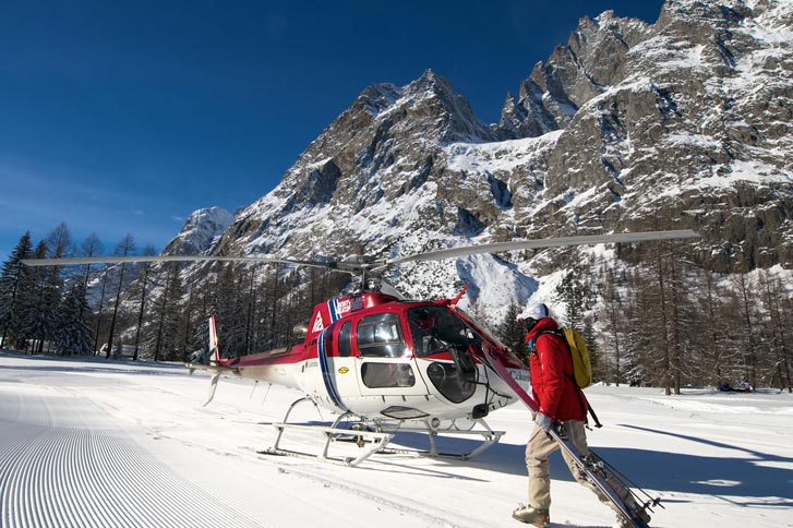 Heli Skiing In Courmayeur