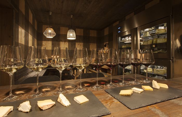 The Cheese room at the Hotel Ciasa Salares