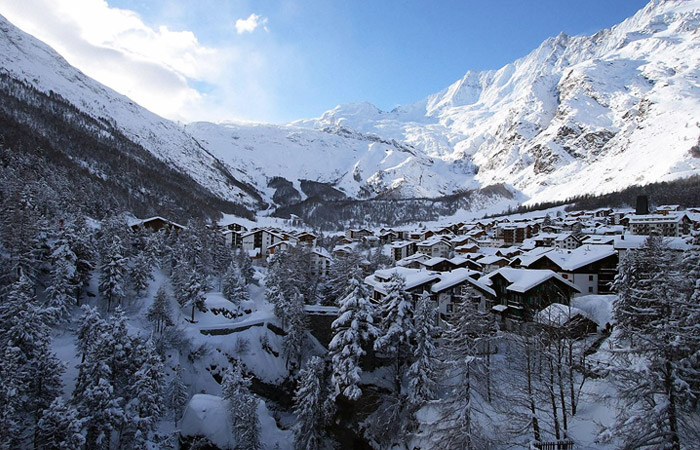 Saas-Fee ski resort