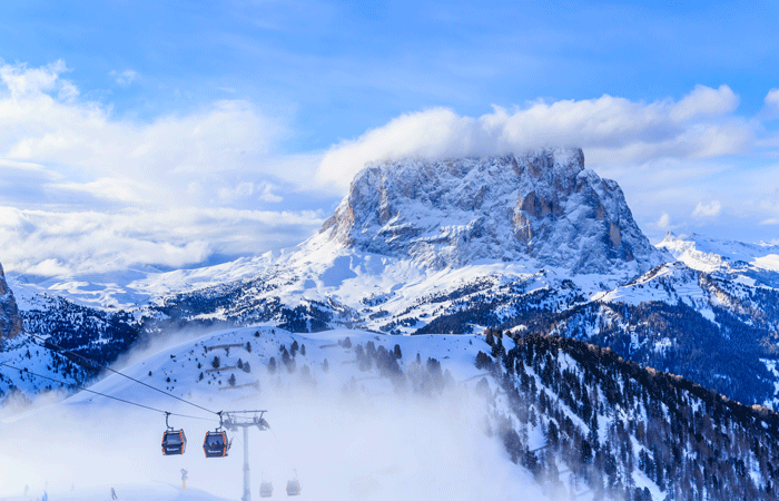 Selva, Val Gardena ski resort in the Sellaronda