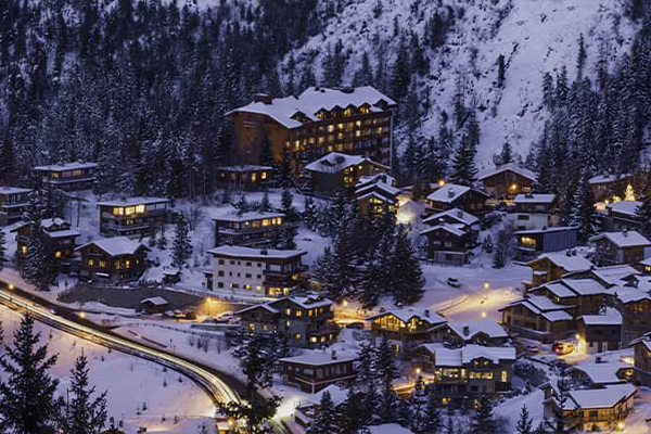 Courchevel luxury ski resort