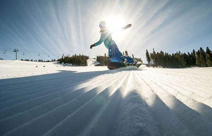 Panorama snowboarding