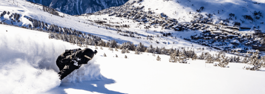 Best snowboarding in France