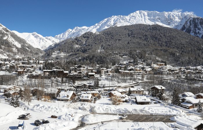 Driving to the Alps Italy 