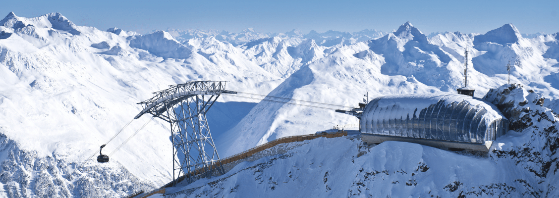 Early season skiing Austria