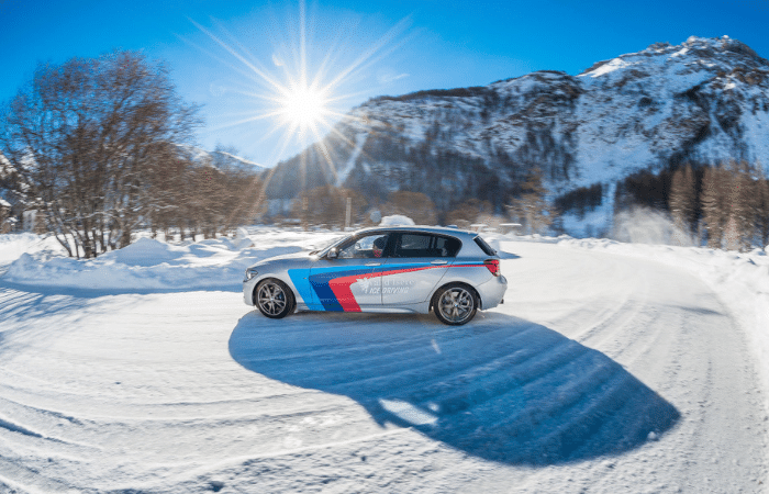 Ice driving Val d'Isere