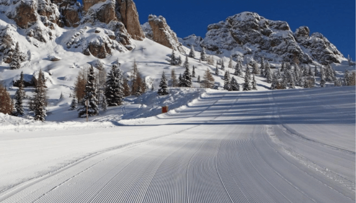 snowboarding in Italy Arabba