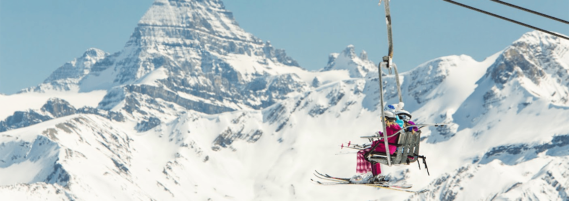 Chairlift in Banff