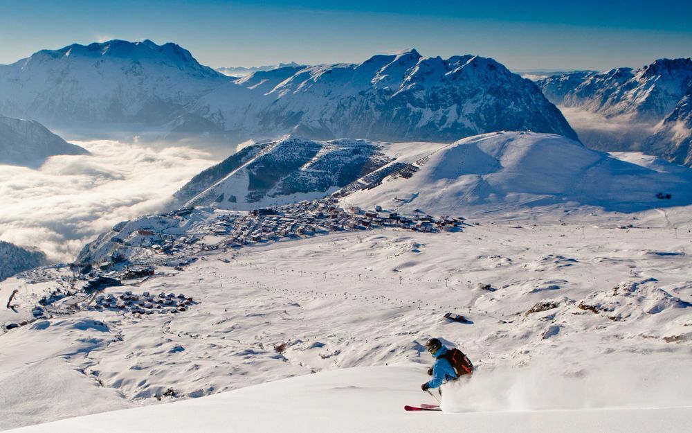 Skiing in France