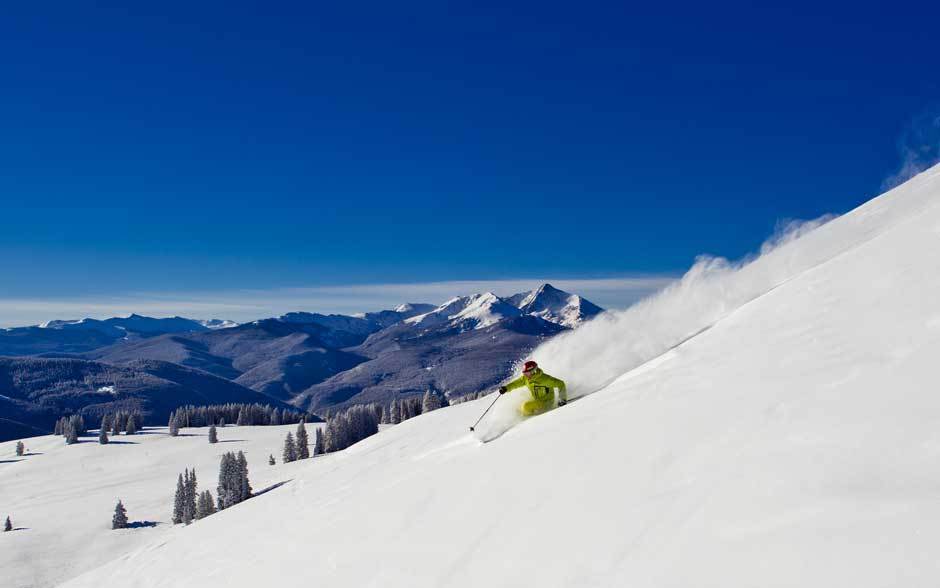 Skiing in Vail