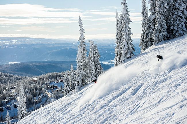 Skiing in SilverStar