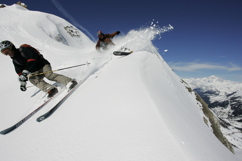 Tignes Skiers