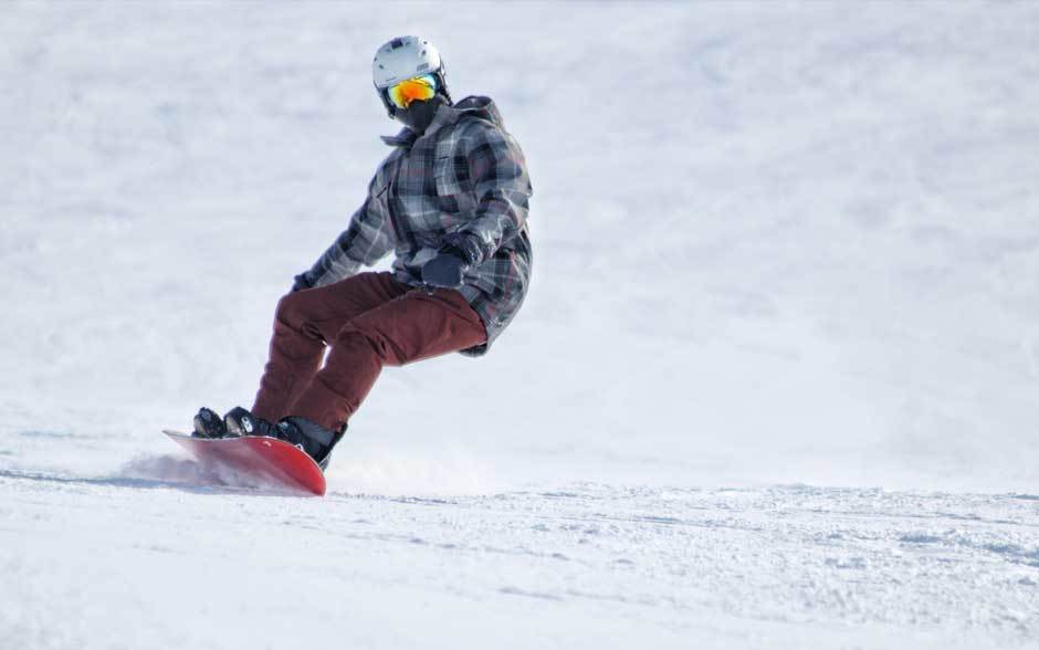 Snowboarding in Livigno