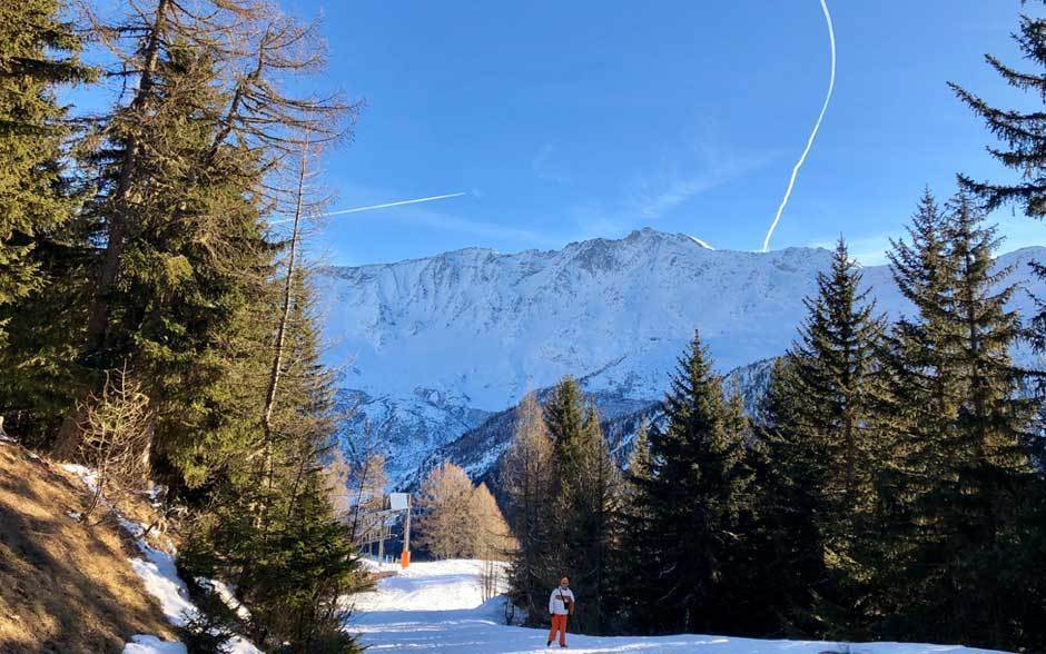 Walker in Peisey Vallandry