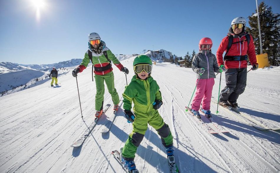 Skiing in Alpbach