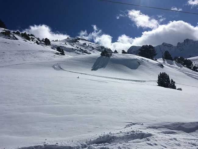 Snowboarding in Arinsal