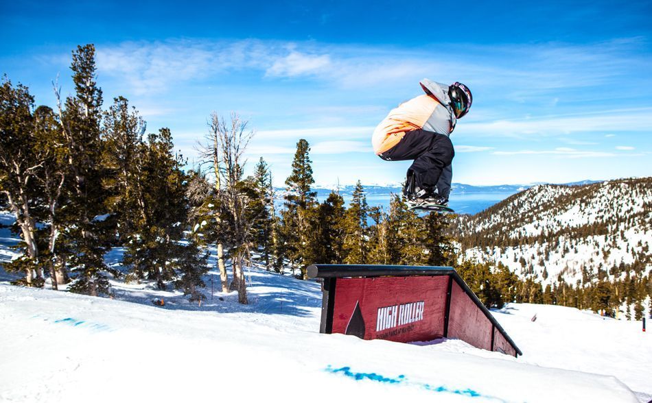 Snowboarding in Heavenly