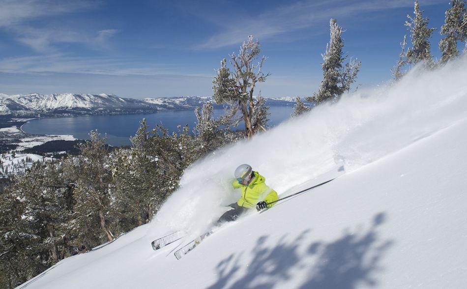 Skiing in Heavenly