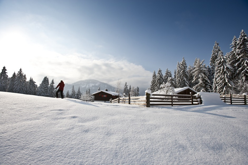 Skiing in Flims Laax