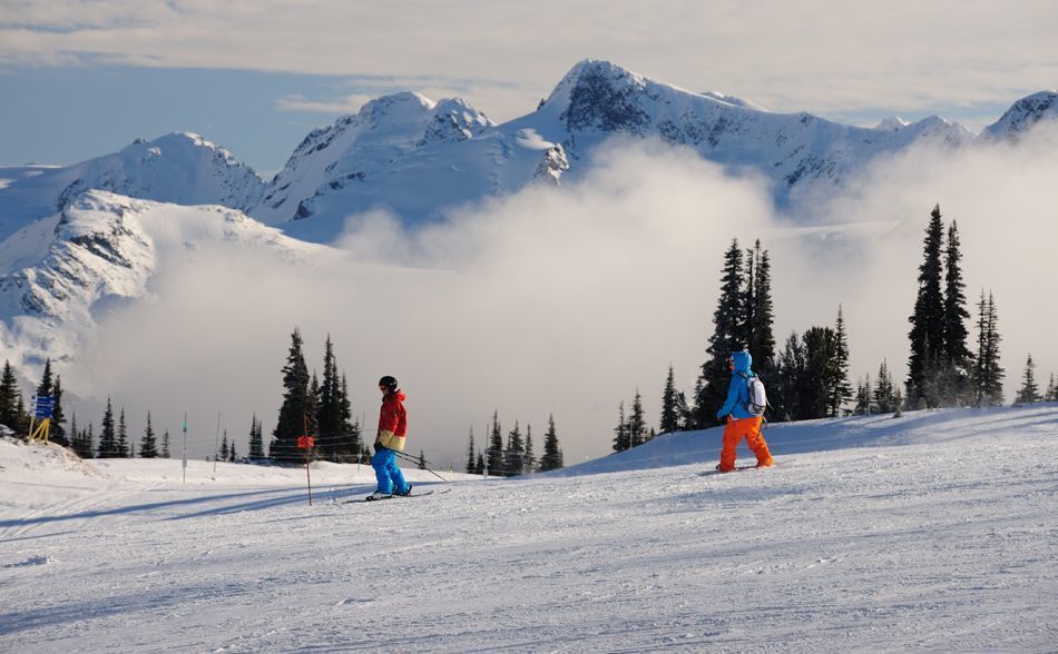 Skiing in Söll