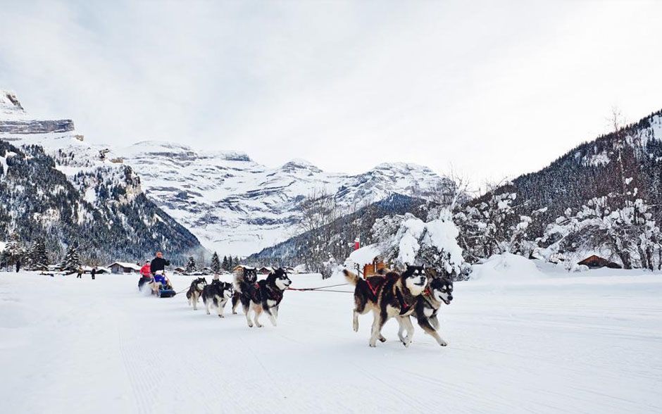 Non-Skiers in Villars