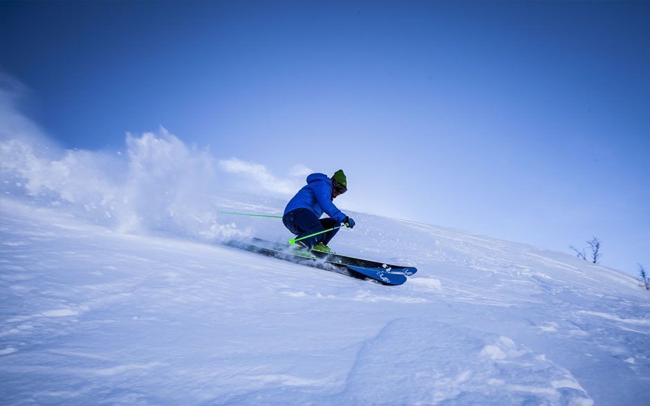 Skiing in Wengen