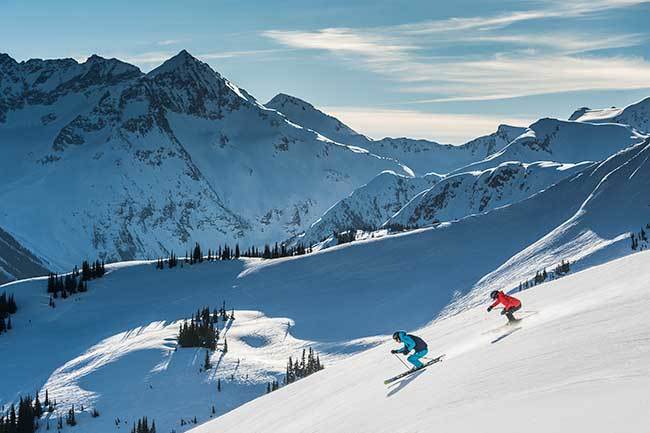 Skiing in Whistler