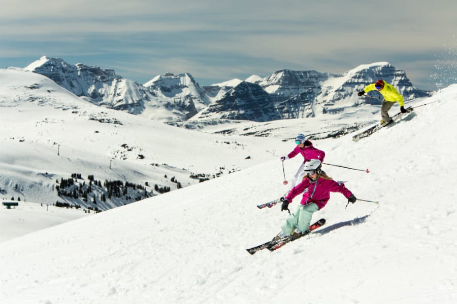 Skiing in Banff