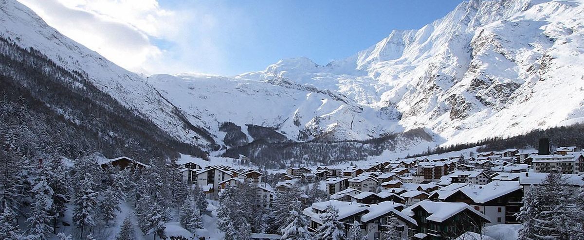 Saas Fee ski resort