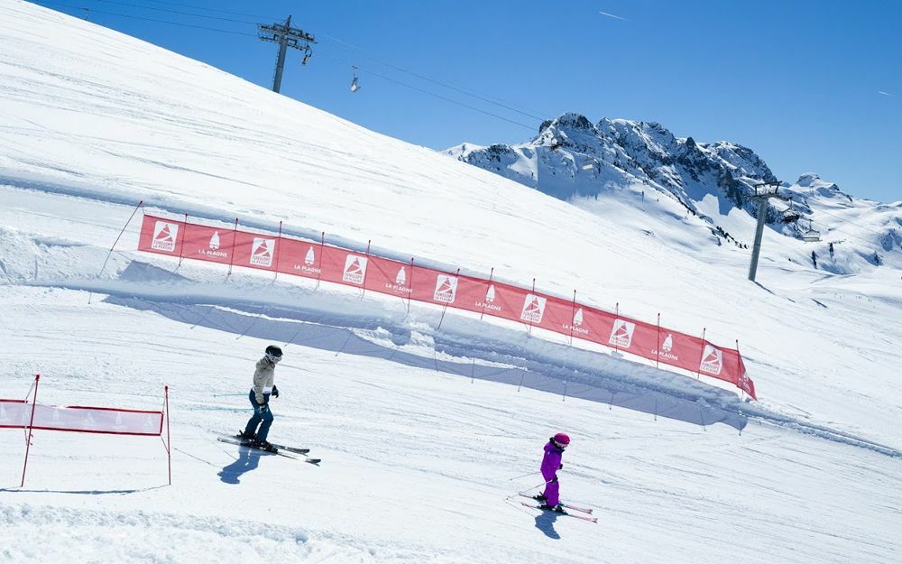 La Plagne in January