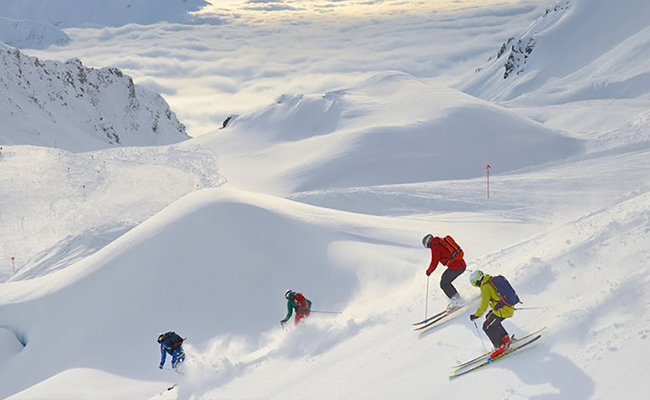 Buy One Lift Pass Get One Free Skiers on Mountain