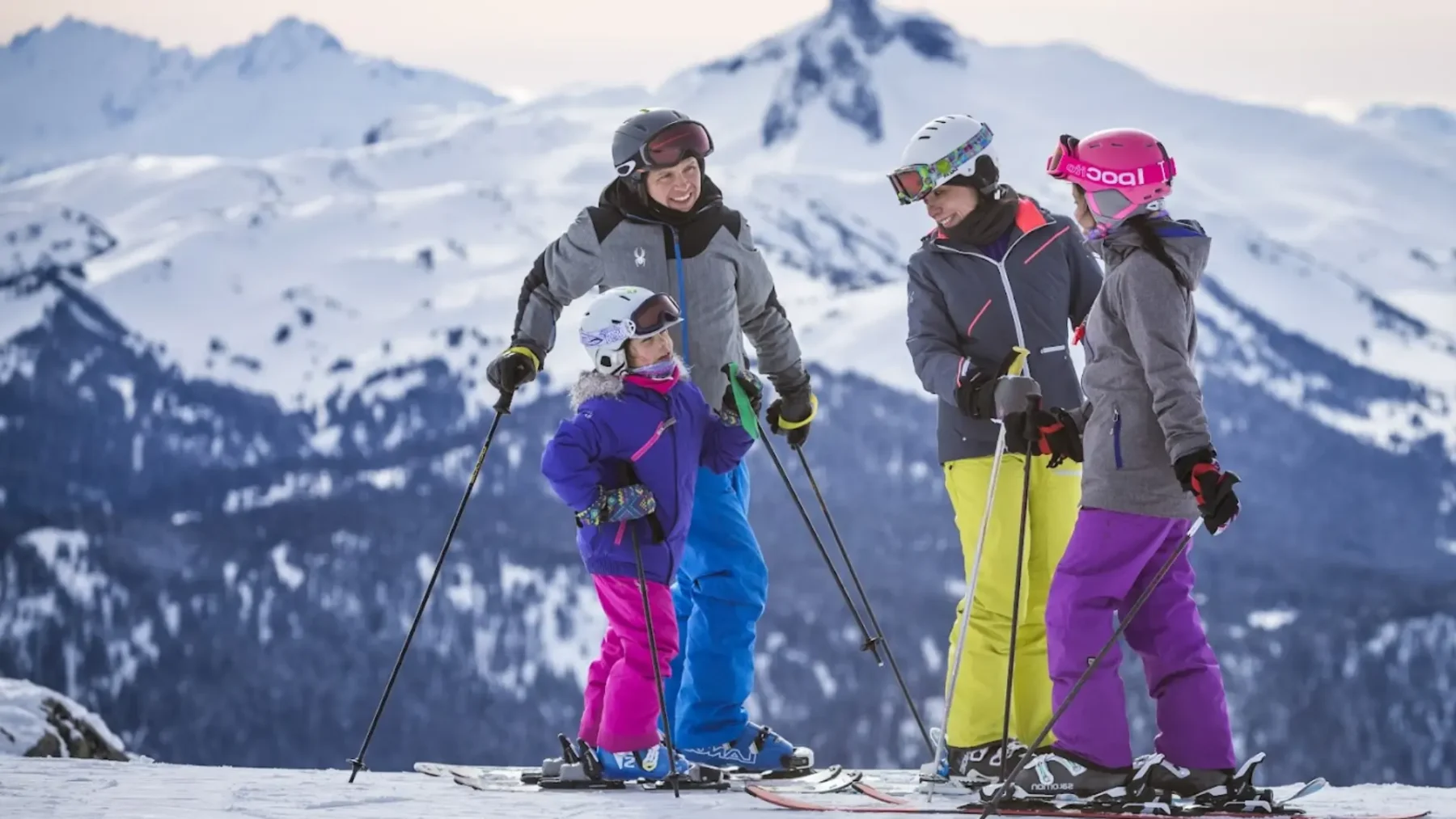 Family Skiing My School Benefits